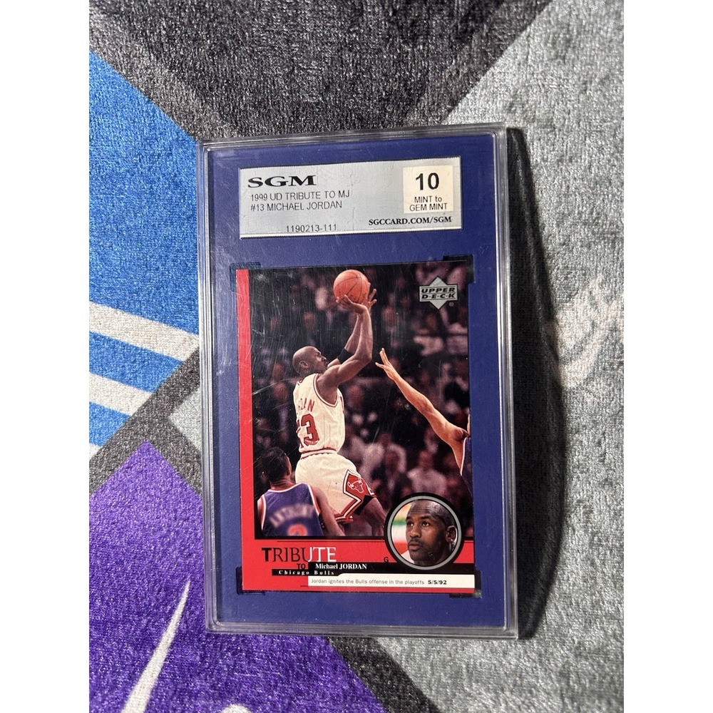 Graded Gem Mint 10 / 1998-99 Upper Deck Michael Jordan - Michael Jordan #13